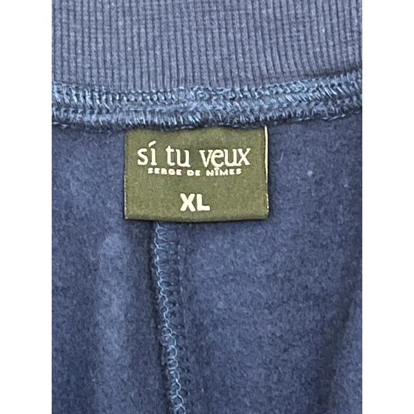 Si Tu Veux Blue Men’s Superstack Sweatpants - Picture 3 of 5